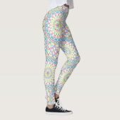 Kleurrijk veelkleurig mandala patroon leggings (Rechts)