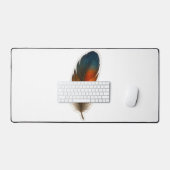 Kleurrijk veerontwerp bureaumat (Keyboard & Muis)