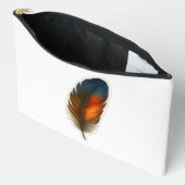 Kleurrijk veerontwerp etui (Open)