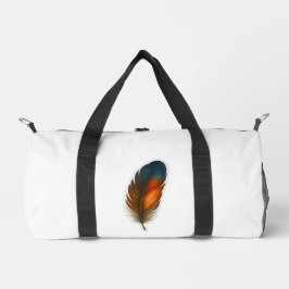 Kleurrijk veerontwerp plunjezak