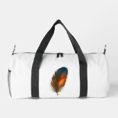 Kleurrijk veerontwerp plunjezak (Achterkant)