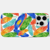 Kleurrijk Veerpatroon — Waterverf Abstract Case-Mate iPhone Case (Achterkant (horizontaal))