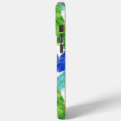 Kleurrijk Veerpatroon — Waterverf Abstract Case-Mate iPhone Case (Achterkant / Links)