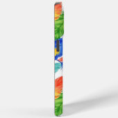 Kleurrijk Veerpatroon — Waterverf Abstract Case-Mate iPhone Case (Achterkant / Rechts)
