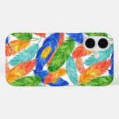 Kleurrijk Veerpatroon — Waterverf Abstract Des Case-Mate iPhone Case (Achterkant (horizontaal))