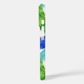 Kleurrijk Veerpatroon — Waterverf Abstract Des Case-Mate iPhone Case (Achterkant / Links)