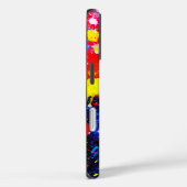 Kleurrijk verfspat canvas kunst Case-Mate iPhone case (Achterkant / Rechts)