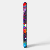 Kleurrijk verfspat canvas kunst Case-Mate iPhone case (Achterkant / Links)
