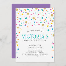 Kleurrijk Verjaardagsfeest met Confetti