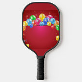Kleurrijk Verjaardagsfeest Pickleball Paddle
