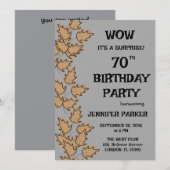 Kleurrijk verjaardagsfeestje kaart (Voorkant / Achterkant)