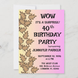 Kleurrijk verjaardagsfeestje kaart