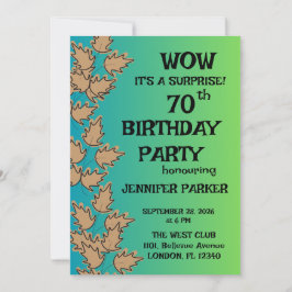 Kleurrijk verjaardagsfeestje kaart