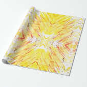 Kleurrijk verjaardagsverpakkingsdocument voor vaka cadeaupapier (Uitgerold)