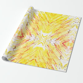 Kleurrijk verjaardagsverpakkingsdocument voor vaka cadeaupapier