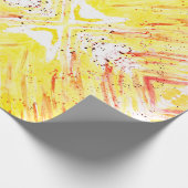 Kleurrijk verjaardagsverpakkingsdocument voor vaka cadeaupapier (Hoek)