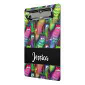 Kleurrijk verloop katten patroon mini klembord (Angled2)