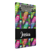 Kleurrijk verloop katten patroon mini klembord (Schuin)