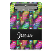 Kleurrijk verloop katten patroon mini klembord (Voorkant)