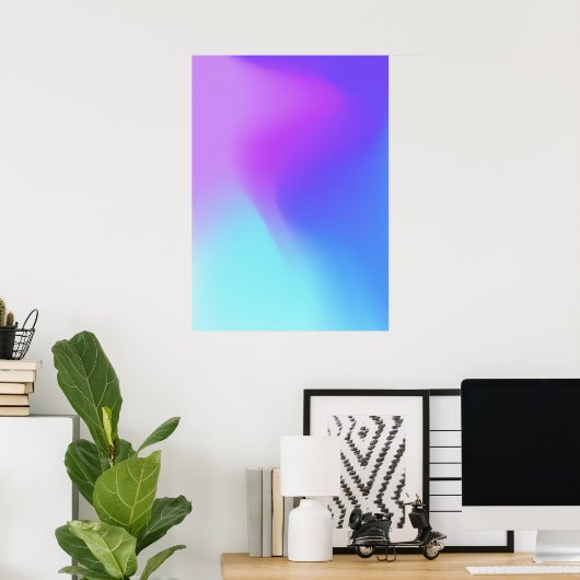 Kleurrijk verloop  kleurrijk verloop Poster (Thuiskantoor)