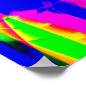 Kleurrijk verloop  kleurrijk verloop Poster (Hoek)