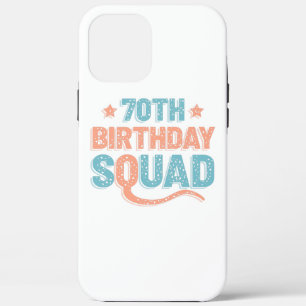 Kleurrijk Verpletterd 70e verjaardagscad Case-Mate iPhone Case