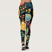 Kleurrijk vers fruitpatroon leggings (Achterkant)