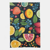 Kleurrijk vers fruitpatroon theedoek (Verticaal)