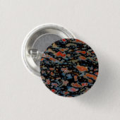 Kleurrijk Versteend Dinosauriërbot Ronde Button 3,2 Cm (Voorkant /achterkant)