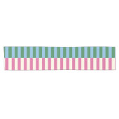 Kleurrijk verticaal gestreept patroon korte tafelloper (Horizontaal)