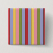 Kleurrijk verticaal Stripspatroon Vierkante Button 5,1 Cm (Voorkant)