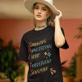 Kleurrijk Vertrouwen: Grappig & eenvoudig cadeau v T-shirt