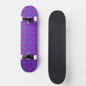 Kleurrijk Vet Jewel Tone Abstract Truchet Pattern Persoonlijk Skateboard (Voorkant)