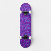 Kleurrijk Vet Jewel Tone Abstract Truchet Pattern Persoonlijk Skateboard (Voorkant)