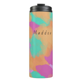 Kleurrijk Vet Modern Artist Patroon Thermosbeker