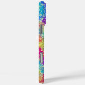Kleurrijk vibrerend regenboog bloemmotief naam Case-Mate iPhone case (Achterkant / Rechts)