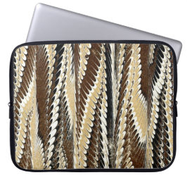 Kleurrijk Victoriaans gemarmerd Hoesje papier Laptop Sleeve