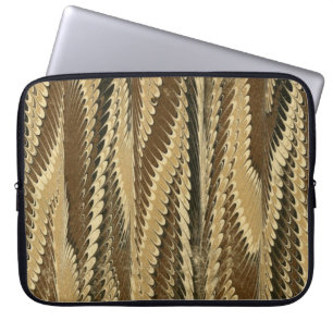 Kleurrijk Victoriaans gemarmerd Hoesje papier Laptop Sleeve