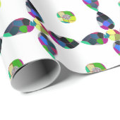 Kleurrijk Vierblad Cadeaupapier (Rol Hoek)