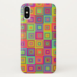 Kleurrijk Vierkant Patroon Case-Mate iPhone Case