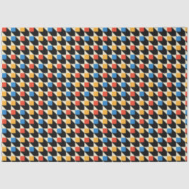 Kleurrijk vierkant weefselpapier tissuepapier