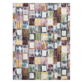 Kleurrijk vierkantspatroon tafelkleed (Voorkant)