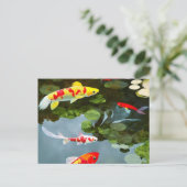 Kleurrijk vis Briefkaart (Staand voorkant)