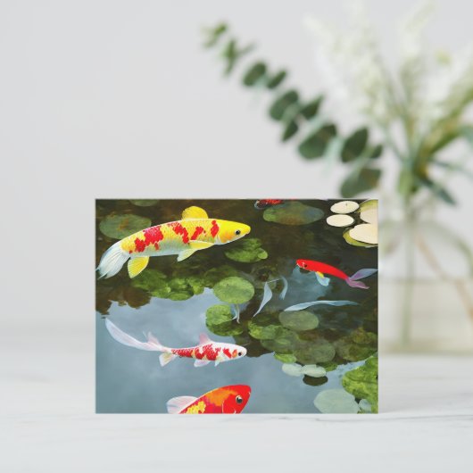 Kleurrijk vis Briefkaart (Staand voorkant)