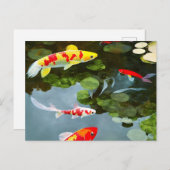 Kleurrijk vis Briefkaart (Voorkant / Achterkant)