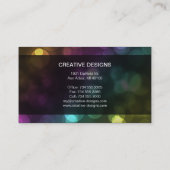 Kleurrijk Visitekaartje (Achterkant)