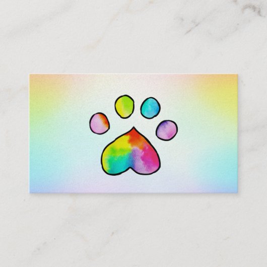 Kleurrijk  Visitekaartje (Voorkant)