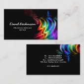 kleurrijk visitekaartje (Voorkant / Achterkant)