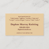 Kleurrijk Visitekaartje (Achterkant)