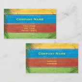 Kleurrijk Visitekaartje met kleppen (Voorkant / Achterkant)